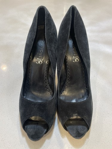Boutique suede black wood - 58,