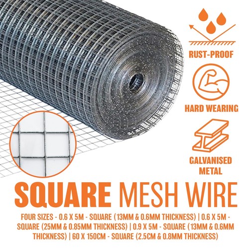 New galvanised wire - new,