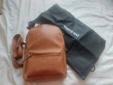 Matt & Nat VOAS Vegan Womens Sling Bag Tan RRP £110 "New"
