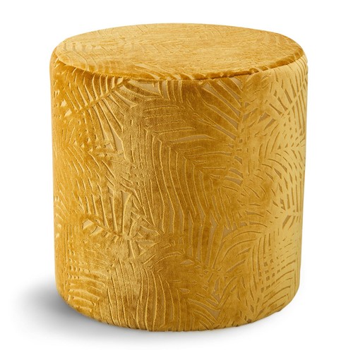 Bloom mustard yellow velvet - mustard,