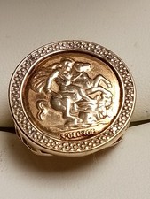 9ct Gold St George ring Pre