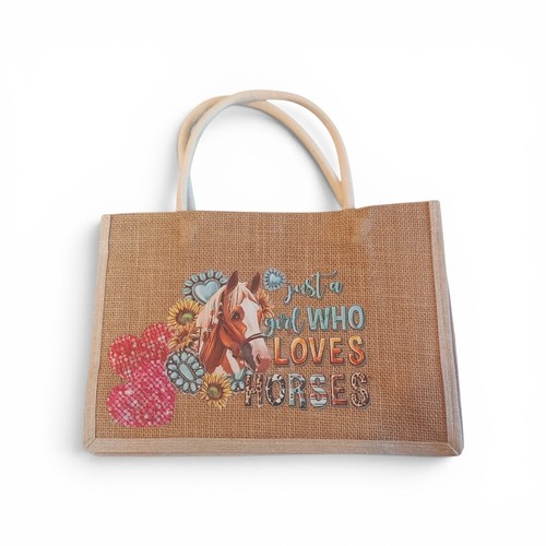 Medium size bag with horse - a,