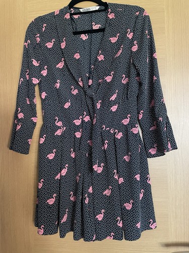 Zara flamingo playsuit size - flamingo, m