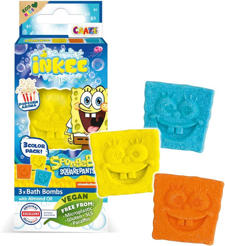 Inkee spongebob bath - spongebob,