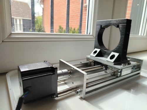 Metal cnc axis - stroke, 130mm