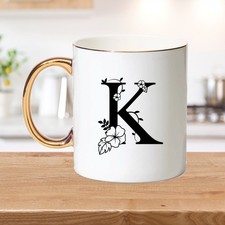 Gold Rim & Handle Bone China