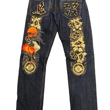 Evisu Year Of The Rooster Jeans, 32 Leg 34 Waist