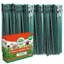 200 Green Garden Twist Ties