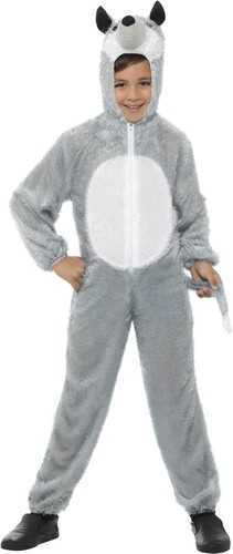 Smiffys wolf costume hooded - wolf,