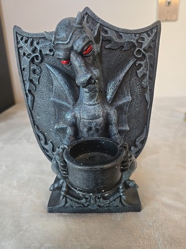 Gargoyle dragon votive candle - gargoyle,