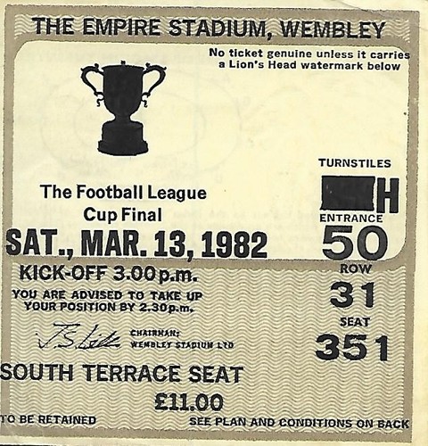1982 league cup final - 1982,