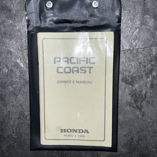 Honda pacific coast 1989 - honda,