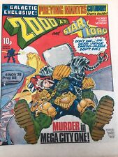 2000AD Dredd murdered?! Check it out! Poster of his Lawmaster Bike on back page