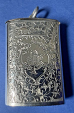 VICTORIAN SOLID SILVER FLAT