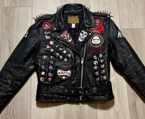 Vtg 80s misfits leather - vtg, jacket