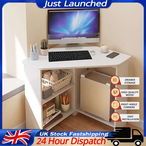 Wood corner desk computer - corner,