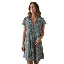 Roller Rabbit Sz L Blue Floral