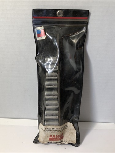 Nos vtg bahco 9pc drive - bahco,