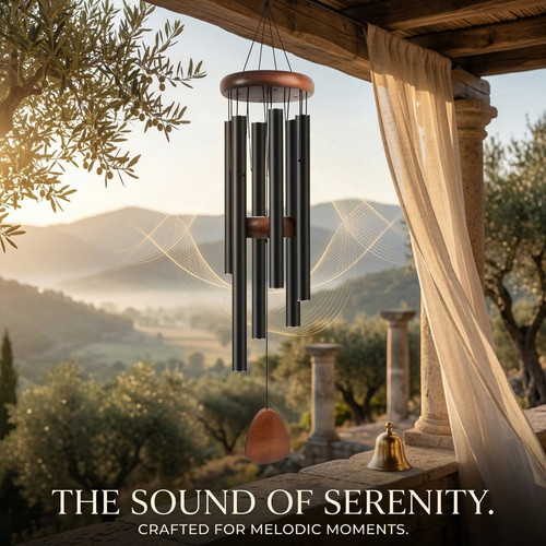 Wind chimes large - chimes, deep