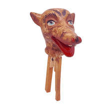 Rare Vintage 1940s Wolf