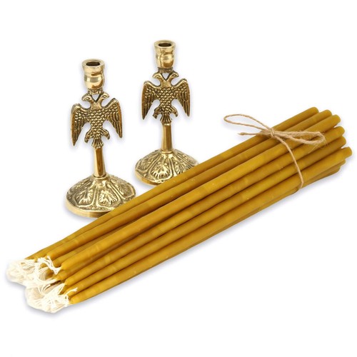 Set eagle design candle - set, of
