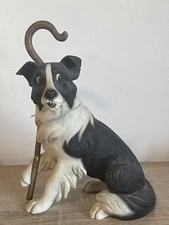 Rare Leonardo Figurine Border Collie Shepard Large 