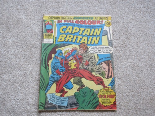Captain britain marvel comic - marvel,