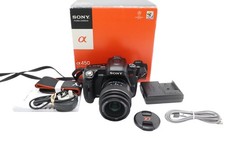 Sony A450 DSLR Camera 14.2MP with 18-55mm, Shutter Count 1654, Good Condition