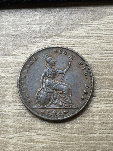 Victoria farthing 1853 - victoria,, farthing,