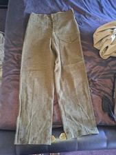 Battledress Trousers Canadian Army Size 8, 1950s
