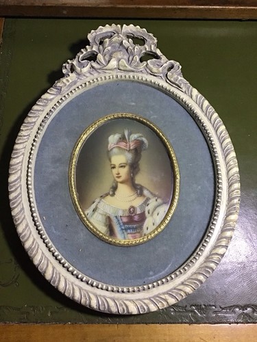 Miniature portrait marie - of,