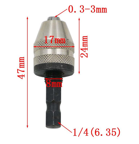 Drill bit hex - bit, shank