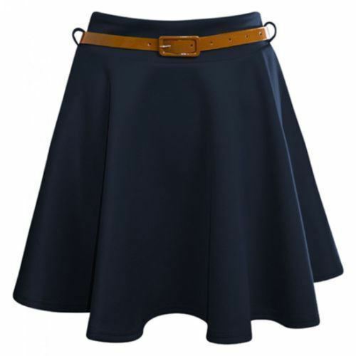 Women ladies plain belted - ladies,