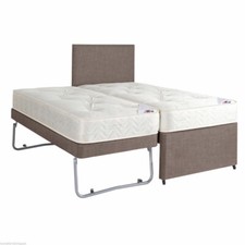 Plush 3FT single 3 In 1 Divan Guest Bed with trundle -VARIOUS COLOURS AVAILABLE