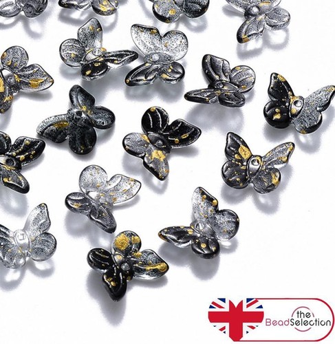 Black gold glitter - black,