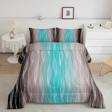  Teal and Brown Boys Bedding
