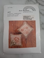 Jane Rainbow Crewel Embroidery