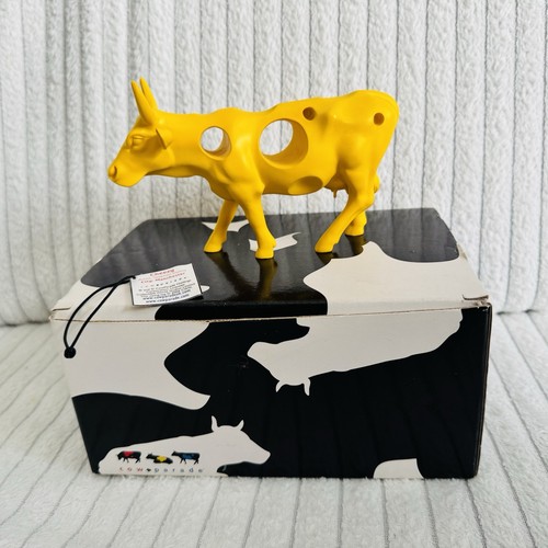 Rare vtg cow - parade, cheezy