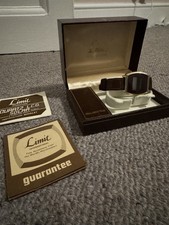 Limit International Quartz LCD Solar  digital watch with leather strap - 1978