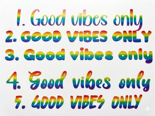 Good vibes only vinyl - only, decal