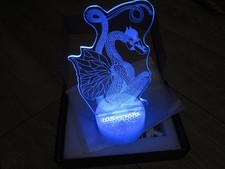 3D ILLUSION LAMP WINGED DRAGON