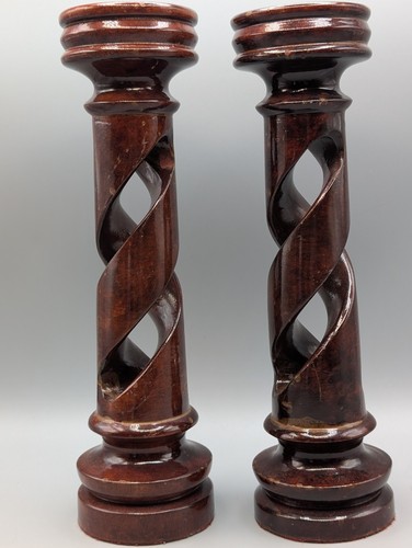 Vintage wood barley twist - vintage,