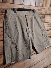 Mens Cargo Khaki Shorts Size