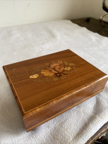 Vintage wooden inlaid mapsa - wooden,