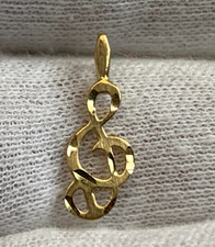 14K Yellow Gold Treble Clef