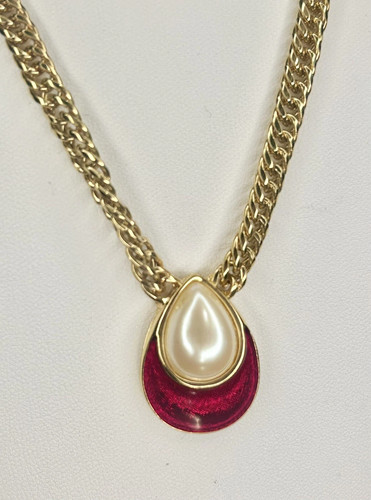 Vintage monet necklace fold - vintage,