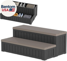 Plastic hot tub - tub, steps