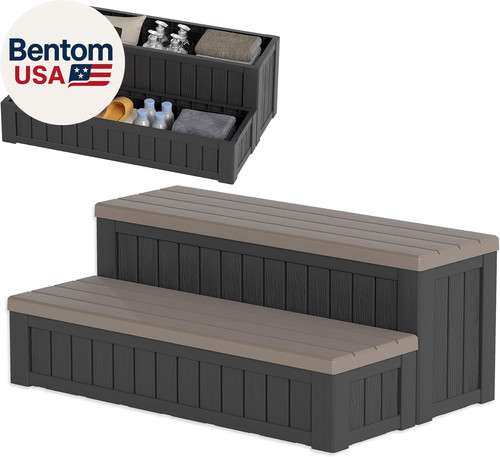 Plastic hot tub steps - hot,