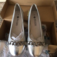 Ladies Pavers Shoes In Silver