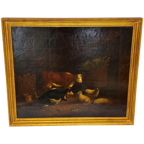 Painting cows sheep - cows,